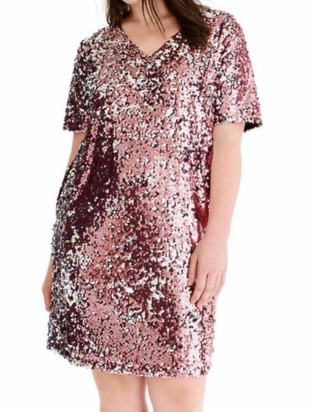 Universal Standard x J Crew NWT Sequin Shift Dress